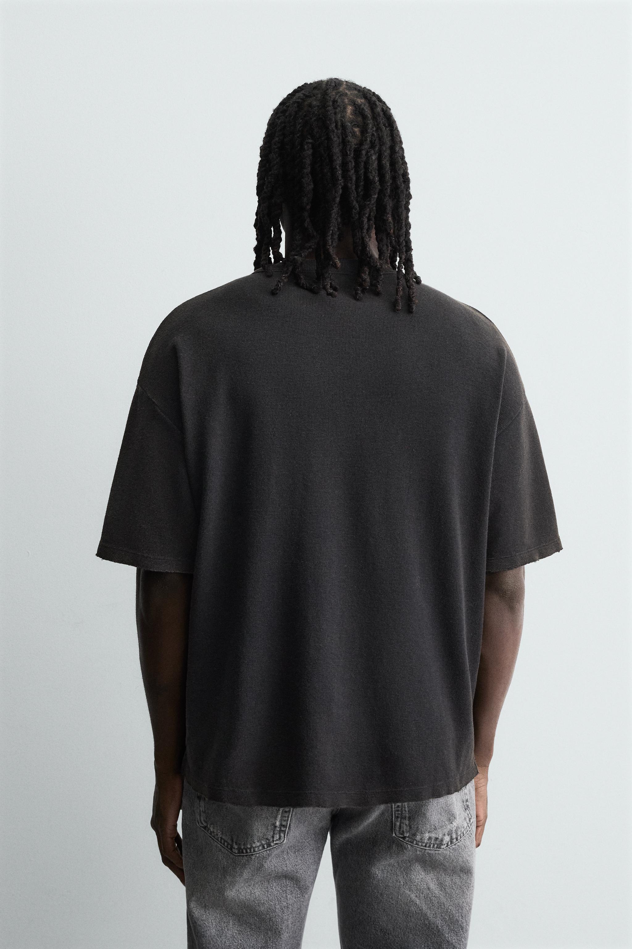 COMBINED PRINT KNIT T-SHIRT